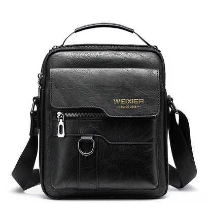 Nuevo bolso de hombro Oxford de cuero para hombre 2026