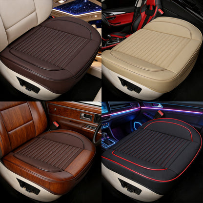 【Oferta limitada】Cojín de asiento de coche todo incluido fabricado en cuero natural