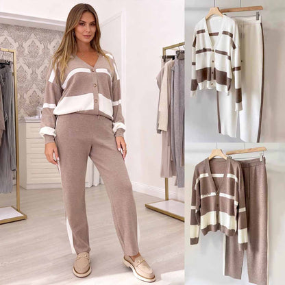 Conjunto de jersey de punto de alta calidad