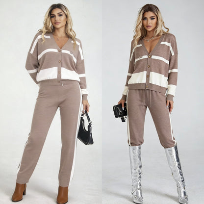 Conjunto de jersey de punto de alta calidad