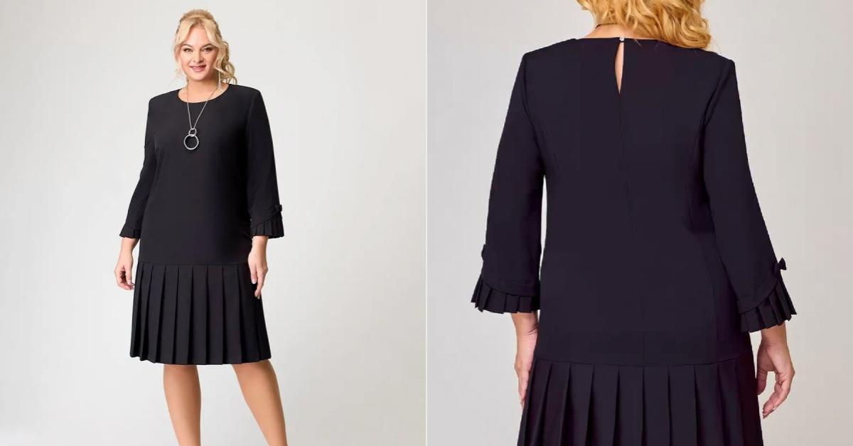 【S-5XL】 Vestido elegante de color sólido de alta calidad.