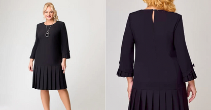 【S-5XL】 Vestido elegante de color sólido de alta calidad.