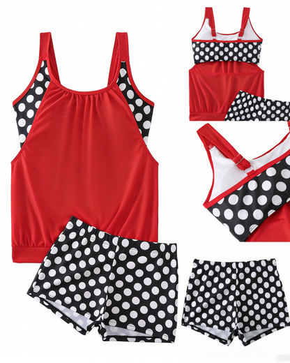 【S-5XL】Conjunto de traje de baño estampado para mujer 2026