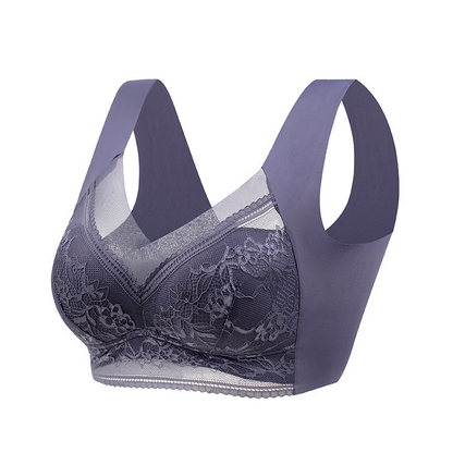 🔥【1 lote de 4 piezas】👙【40-110 kg】Sujetador de encaje cómodo sin costuras