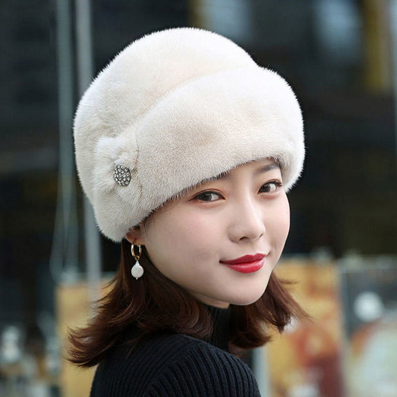 [56-58 cm] Gorro de lana cálido y moderno para otoño e invierno.3848228