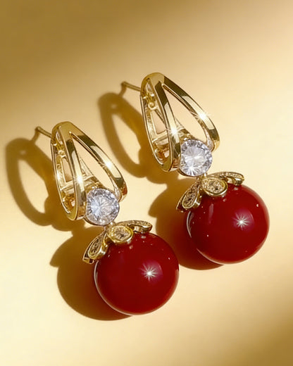 【Descuento por tiempo limitado】Pendientes de plata con perlas de lujo francés de nuevo estilo 2026