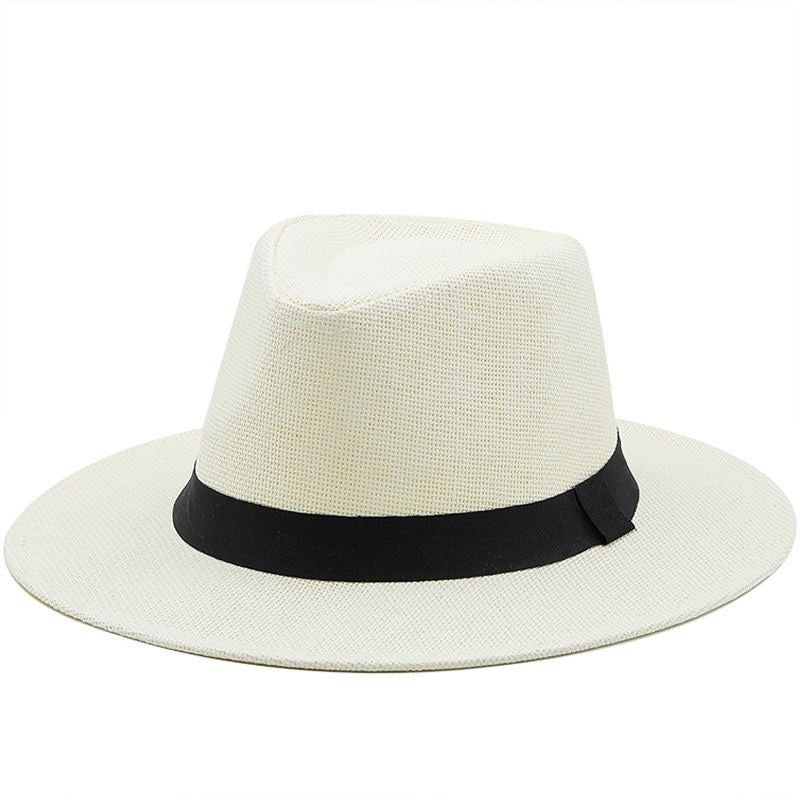 【56-58 cm】Sombrero artesanal de palma de Ecuador