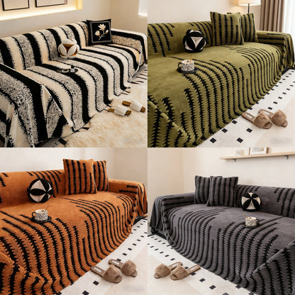 【Oferta por tiempo limitado】funda de sofá suave y antideslizante de felpa【180*130cm】