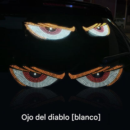 【1 par】  Pantalla LED para coche suave, fina y flexible, ajustable para uso doméstico