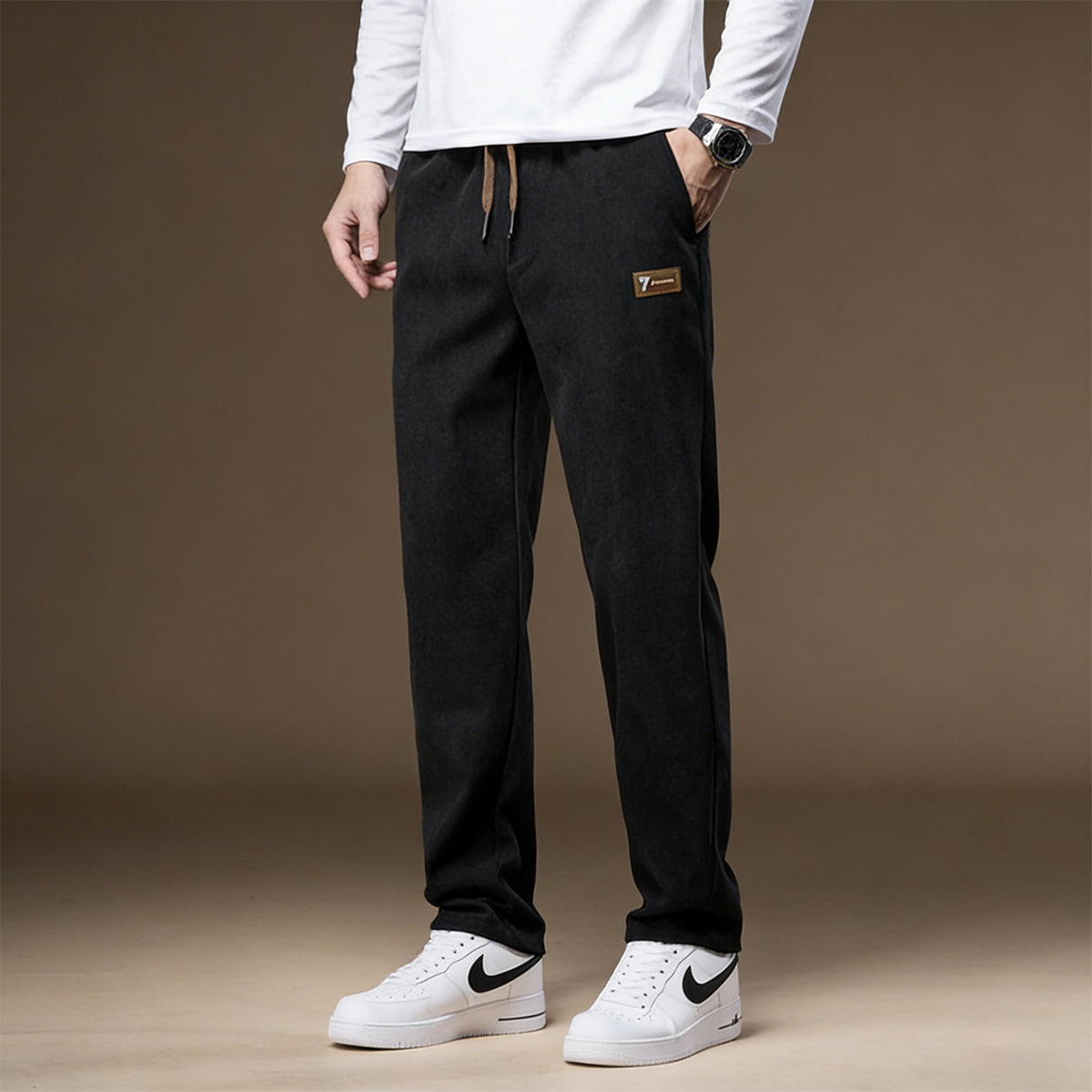 【Pack de 2】Pantalones casuales de algodón puro de alta calidad, modelo nuevo
