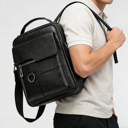 【Oferta limitada】Nuevo bolso de hombro Oxford de cuero para hombre 2026