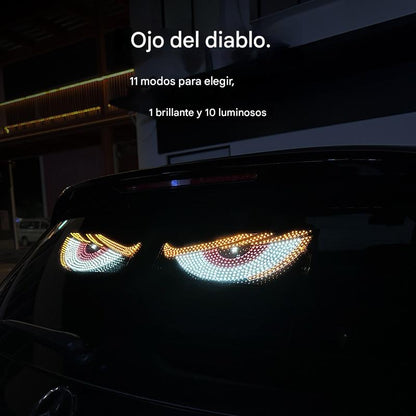 【1 par】  Pantalla LED para coche suave, fina y flexible, ajustable para uso doméstico