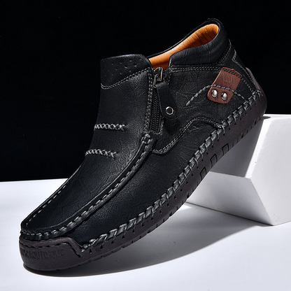 【38-48】Zapatos de conducción de cuero hechos a mano para hombre