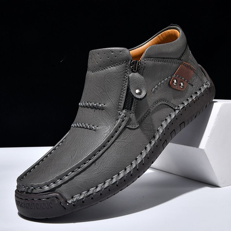 【38-48】Zapatos de conducción de cuero hechos a mano para hombre