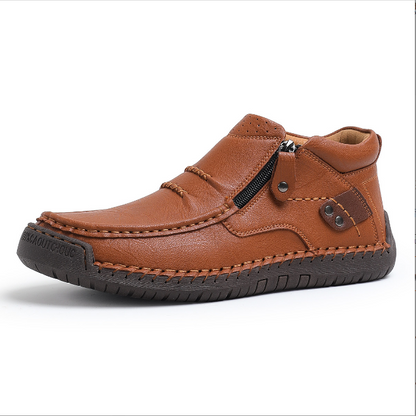 【38-48】Zapatos de conducción de cuero hechos a mano para hombre
