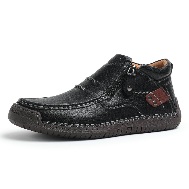 【38-48】Zapatos de conducción de cuero hechos a mano para hombre