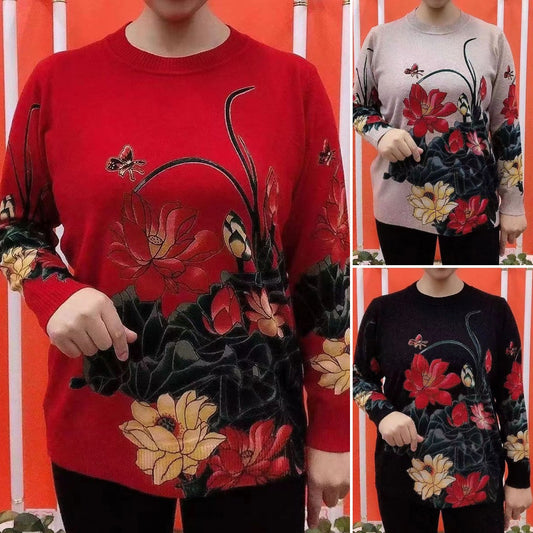 ⛄❄️【40-100kg】2024 Otoño Invierno Suéteres largos de punto_3841135