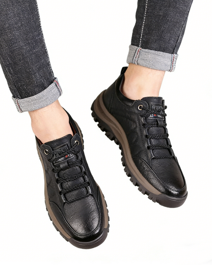 👞【39-48】Zapatos Cuero Casual Hombre/Mujer - Impermeables y Antideslizantes