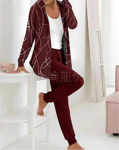 Conjunto femenino minimalista 2026, camiseta + pantalones
