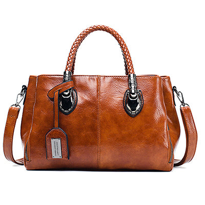¡OFERTA! 🛍️ Bolso Boston vintage de piel auténtica para mujer – suave, elegante y versátil 👜 ¡Llévatelo HOY con 40% DTO + ENVÍO GRATIS 🚚!