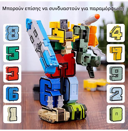 【Más vendido】Juguete robot transformador digital para niños