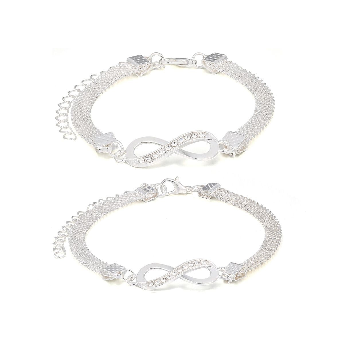 Pulsera de la suerte para mujer, fabricada en plata 925