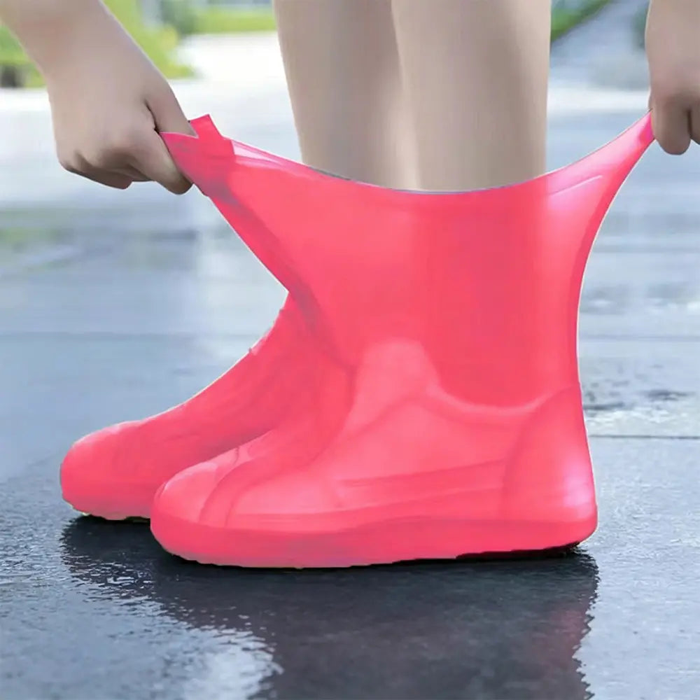 🌧️ Huse Impermeabile și Antiderapante din Latex (1+1 GRATIS) - Protejează Încălțămintea, Reutilizabile și Pliabile!
