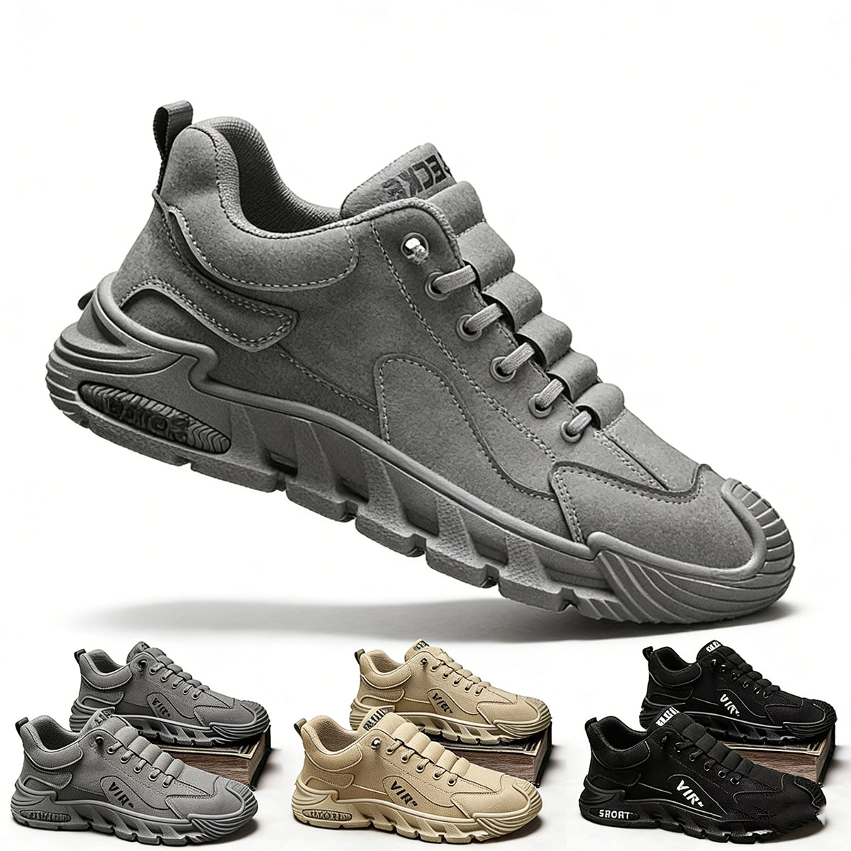 【Oferta limitada】Zapatos casuales de hombre impermeables y transpirables – cómodos con suela suave, tallas 39-44