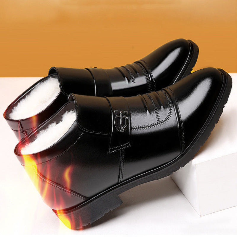 【38-44】2024 Zapatos de cuero de terciopelo de algodón de moda de invierno para hombres_3808203