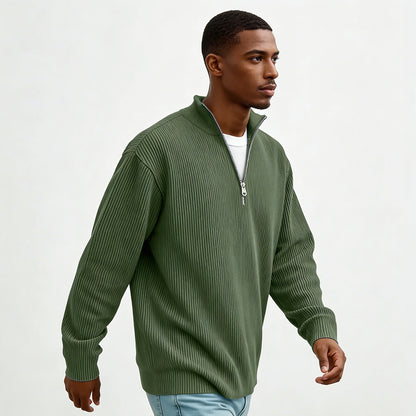 【S-5XL】Sudadera de cuello alto para hombre 2026: cómoda y suave, corte elegante, adecuada para usar en primavera y otoño