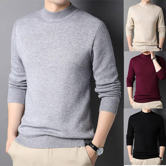 【M-4XL】Camisa con cuello de cachemira para hombre ✅ suave y agradable para la piel ✅ moderna y fácil de combinar-3853143