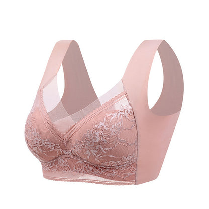 🔥【1 lote de 4 piezas】👙【40-110 kg】Sujetador de encaje cómodo sin costuras