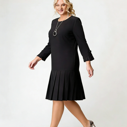 【S-5XL】 Vestido elegante de color sólido de alta calidad.