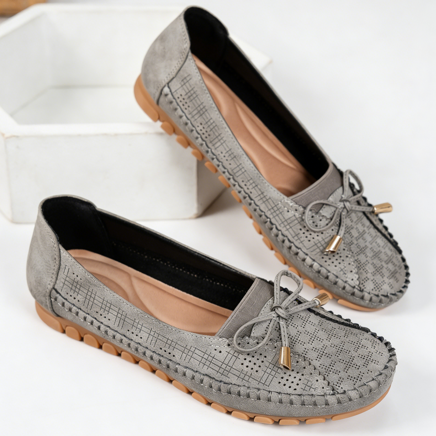 Bestseller - 50% de descuento Zapatos ortopédicos de cuero, ligeros, antideslizantes, transpirables para mujer