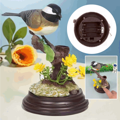 🦜🐦Simulacija s glasovnim upravljanjem, kreativni slatki ukrasi za ptice s glasovnim upravljanjem, ukrasni ukrasi za sobni stol