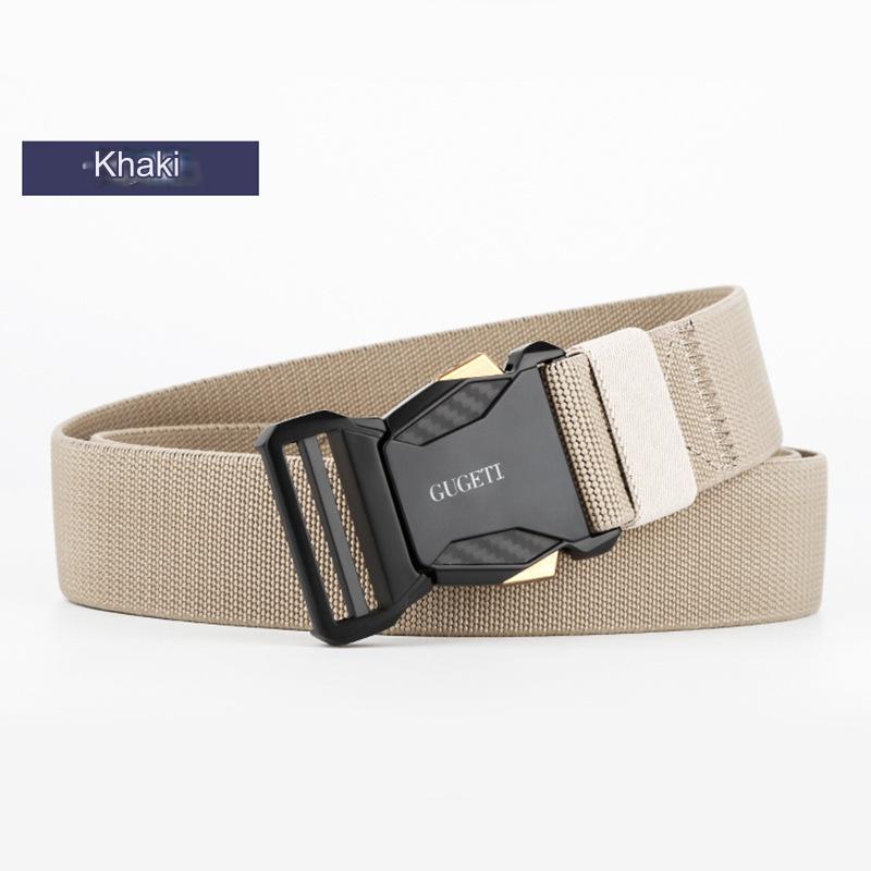 Cinturón táctico elástico nuevo para hombre, cómodo, ajustable, resistente a rayaduras y desgaste, ideal para actividades diarias y deportes al aire libre