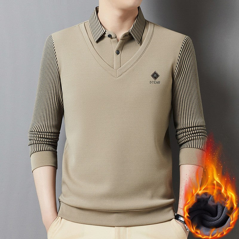 🔥 Dwuczęściowy top termiczny męski z najwyższej jakości kaszmiru (M-4XL)_3836644 