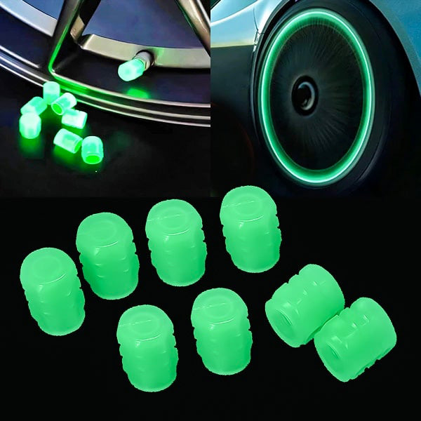 【16 piezas】 Tapa de válvula de neumático de coche fluorescente universal  [Coche/Moto/Bicicleta]