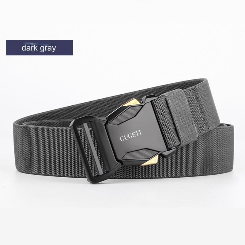 Cinturón táctico elástico nuevo para hombre, cómodo, ajustable, resistente a rayaduras y desgaste, ideal para actividades diarias y deportes al aire libre