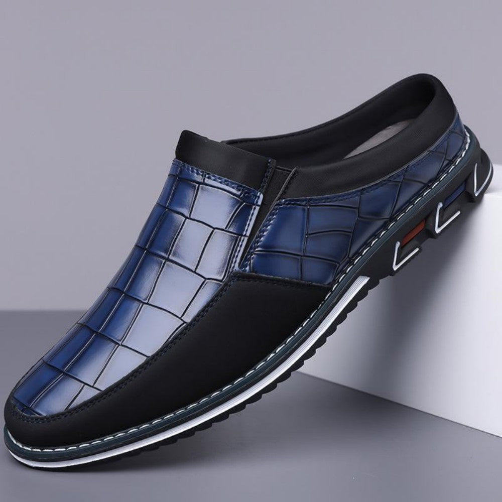 【38-50】Zapatos Mocasines de Cuero de Verano para Hombre - Sin Cordones y Transpirables