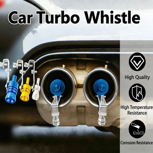 【Compra 1 y recibe 1 gratis】Silbato de escape con sonido turbo – Metal duradero y llamativo