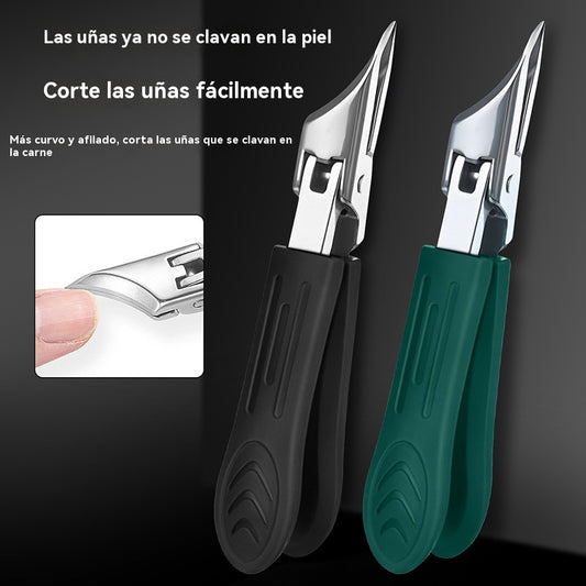 Cortaúñas antisalpicaduras con borde inclinado de 25° (juego de 3 piezas)