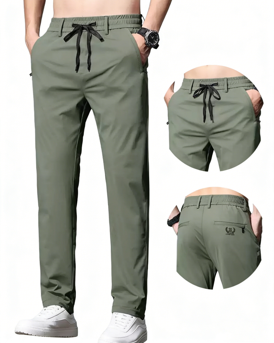 【40-115kg】🔥Nuevos pantalones elásticos de seda helada para primavera y verano 2026.