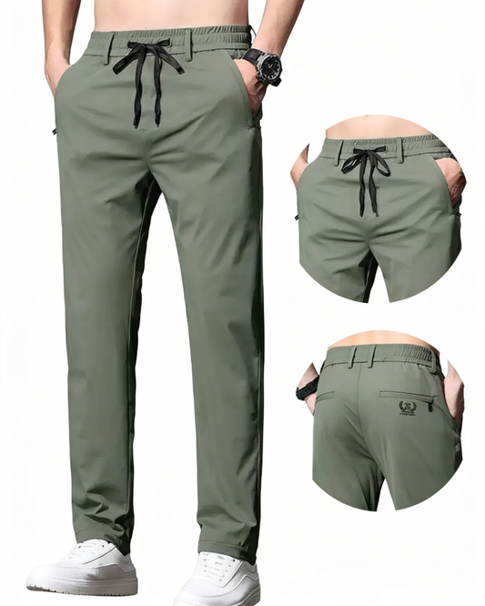 【40-115kg】🔥Nuevos pantalones elásticos de seda helada para primavera y verano 2026.