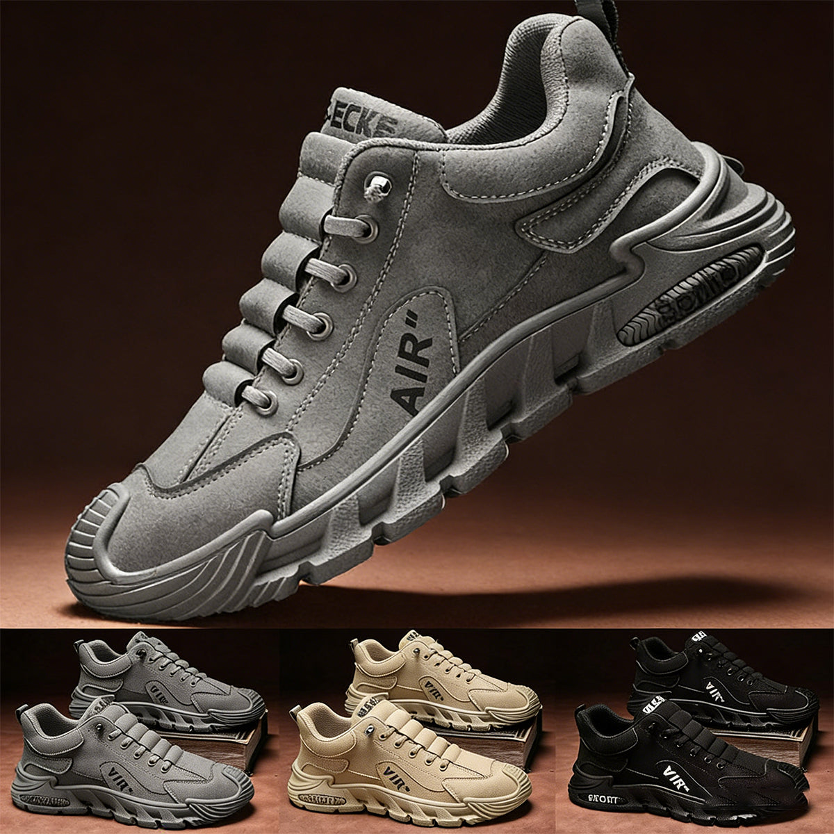 【Oferta limitada】Zapatos casuales de hombre impermeables y transpirables – cómodos con suela suave, tallas 39-44