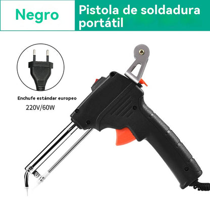 Pistola de soldadura eléctrica automática de mano, kit completo de soldadura eficiente y fácil de usar