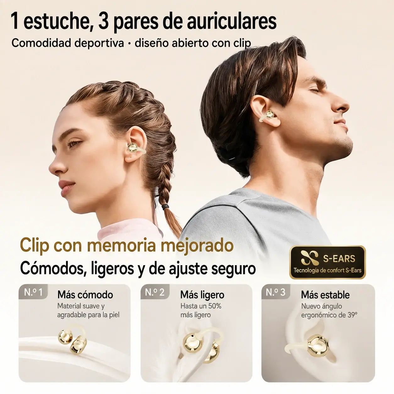 Căști wireless 6-în-1 GT699S, cu stiluri multiple și carcasă de urgență ✨