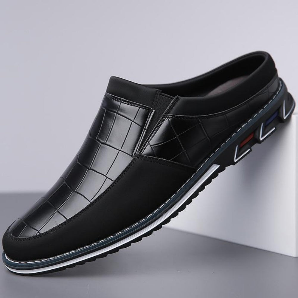 【38-50】Zapatos Mocasines de Cuero de Verano para Hombre - Sin Cordones y Transpirables