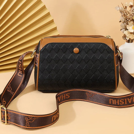👜👜【Compra 1 y obten 1 gratis】Nuevo bolso de hombro de piel auténtica para mujer, de gran capacidad y más práctico 3841207