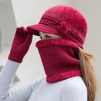 💥 【Czapki+Szalik+Rękawiczki】 Stylowa czapka pluszowa na jesień i zimę
